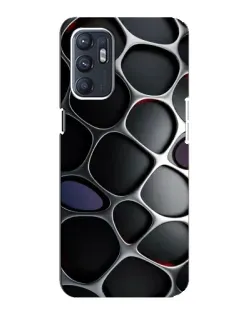 Чохол для ZTE Blade A31 Plus з картинкою «Об'ємна темна решітка»