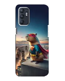 Чехол для ZTE Blade A31 Plus с картинкой «Капи-мен супергерой»
