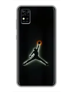 Чохол для ZTE Blade A31 з картинкою «Jordan Gradient Logo» Чохол для ZTE Blade A31 з картинкою «Jordan Gradient Logo»