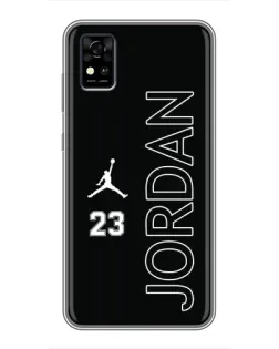 Чехол для ZTE Blade A31 с картинкой «Jordan Vertical»