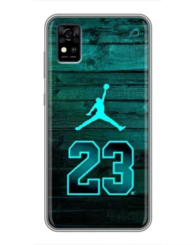 Чехол для ZTE Blade A31 с картинкой «Jordan Cyan 23»
