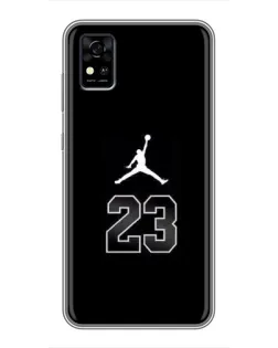 Чехол для ZTE Blade A31 с картинкой «Jordan Flight 23»