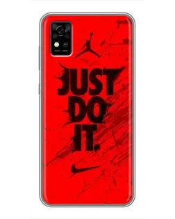 Чехол для ZTE Blade A31 с картинкой «Nike Just Do It»