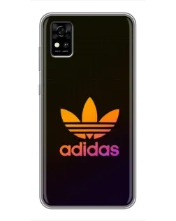 Чохол для ZTE Blade A31 з картинкою «Градієнт Adidas»