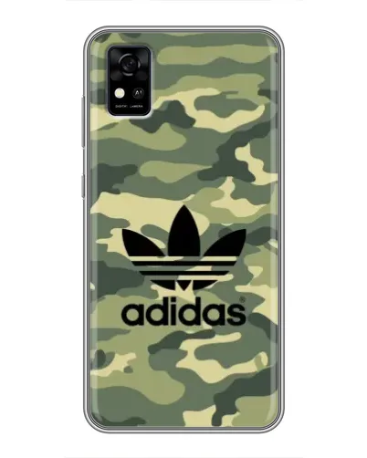 Чохол для ZTE Blade A31 з картинкою «Мілітарі стиль Adidas»