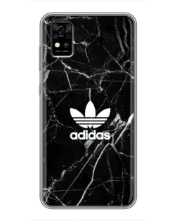 Чохол для ZTE Blade A31 з картинкою «Білий мармур Adidas»