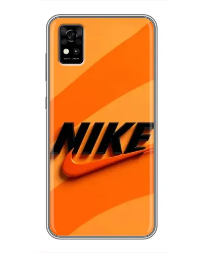 Чехол для ZTE Blade A31 с картинкой «Оранжевый драйв Nike»