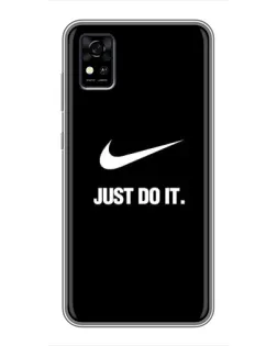 Чехол для ZTE Blade A31 с картинкой «Классический принт Nike»