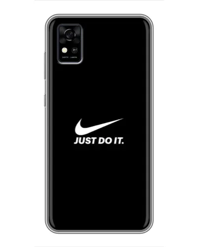 Чехол для ZTE Blade A31 с картинкой «Минимализм от Nike»