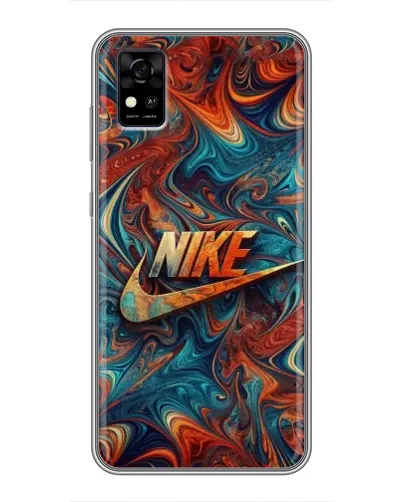 Чехол для ZTE Blade A31 с картинкой «Nike в абстракции»