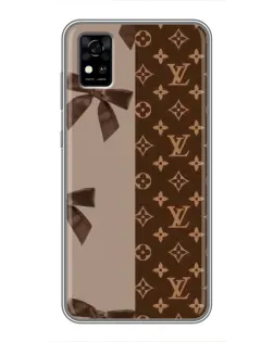 Чохол для ZTE Blade A31 з картинкою «Louis Vuitton — банти»