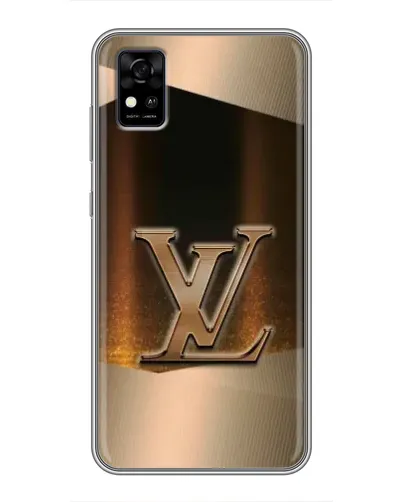 Чохол для ZTE Blade A31 з картинкою «LV — золоте сяйво»