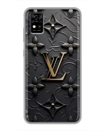 Чохол для ZTE Blade A31 з картинкою «Шкіряна текстура LV»