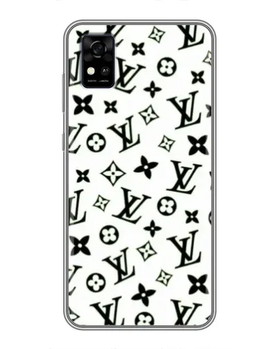 Чохол для ZTE Blade A31 з картинкою «Монохромний хаос LV»