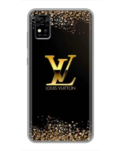 Чохол для ZTE Blade A31 з картинкою «LV — золоті іскри»