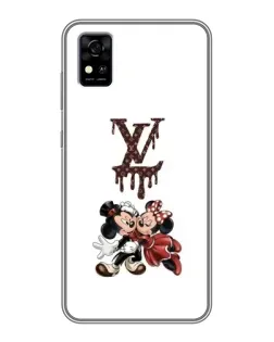 Чохол для ZTE Blade A31 з картинкою «LV та Міккі Маус»