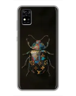 Чохол для ZTE Blade A31 з картинкою «LV — мармуровий принт»