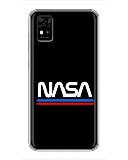 Чохол для ZTE Blade A31 з картинкою «NASA — класика Red Blue» Чохол для ZTE Blade A31 з картинкою «NASA — класика Red Blue»