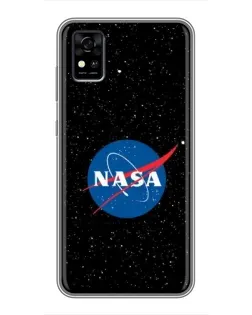 Чехол для ZTE Blade A31 с картинкой «NASA — звездное небо»