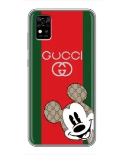 Чохол для ZTE Blade A31 з картинкою «Gucci — смуги та Міккі» Чохол для ZTE Blade A31 з картинкою «Gucci — смуги та Міккі»