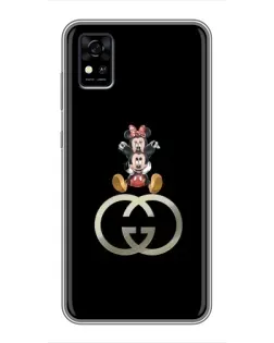 Чохол для ZTE Blade A31 з картинкою «Мінні Маус на лого» Чохол для ZTE Blade A31 з картинкою «Мінні Маус на лого»