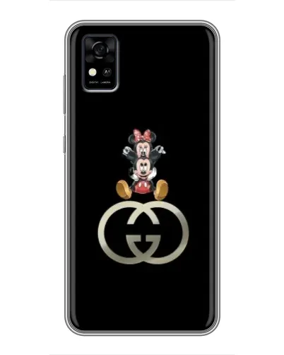 Чехол для ZTE Blade A31 с картинкой «Минни Маус на лого» Чехол для ZTE Blade A31 с картинкой «Минни Маус на лого»