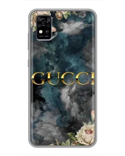 Чехол для ZTE Blade A31 с картинкой «Абстрактные цветы Gucci» Чехол для ZTE Blade A31 с картинкой «Абстрактные цветы Gucci»