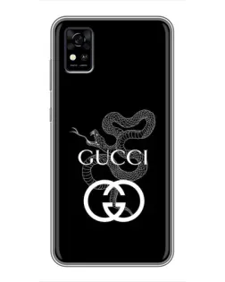 Чохол для ZTE Blade A31 з картинкою «Gucci — срібна змія» Чохол для ZTE Blade A31 з картинкою «Gucci — срібна змія»