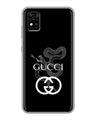 Чехол для ZTE Blade A31 с картинкой «Gucci — серебряная змея» Чехол для ZTE Blade A31 с картинкой «Gucci — серебряная змея»