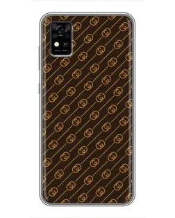 Чохол для ZTE Blade A31 з картинкою «Gucci — золоті діагоналі» Чохол для ZTE Blade A31 з картинкою «Gucci — золоті діагоналі»