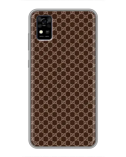 Чехол для ZTE Blade A31 с картинкой «Gucci — шоколадная сетка» Чехол для ZTE Blade A31 с картинкой «Gucci — шоколадная сетка»