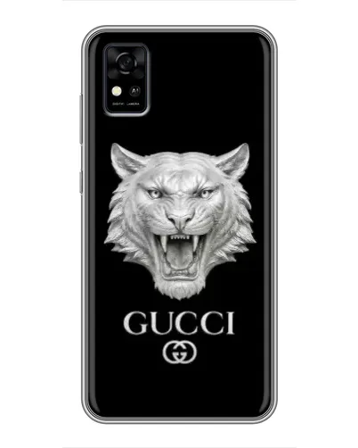 Чехол для ZTE Blade A31 с картинкой «Gucci — серебряный лев» Чехол для ZTE Blade A31 с картинкой «Gucci — серебряный лев»
