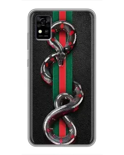 Чохол для ZTE Blade A31 з картинкою «Gucci — змія на смузі» Чохол для ZTE Blade A31 з картинкою «Gucci — змія на смузі»