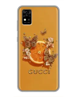 Чохол для ZTE Blade A31 з картинкою «Gucci — золоті метелики» Чохол для ZTE Blade A31 з картинкою «Gucci — золоті метелики»