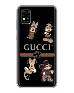Чохол для ZTE Blade A31 з картинкою «Gucci — герої Disney та монограма» Чохол для ZTE Blade A31 з картинкою «Gucci — герої Disney та монограма»