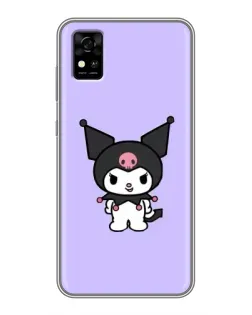 Чехол для ZTE Blade A31 с картинкой «Kuromi — нежный фиолетовый» Чехол для ZTE Blade A31 с картинкой «Kuromi — нежный фиолетовый»