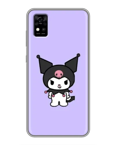 Чехол для ZTE Blade A31 с картинкой «Kuromi — нежный фиолетовый»