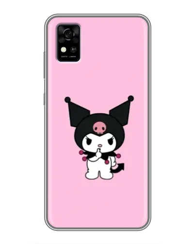 Чехол для ZTE Blade A31 с картинкой «Kuromi — розовая нежность»