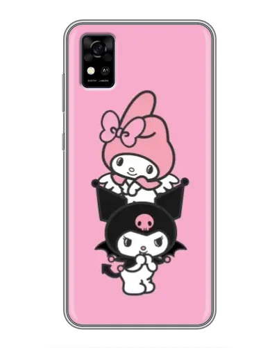 Чехол для ZTE Blade A31 с картинкой «My Melody и Kuromi»