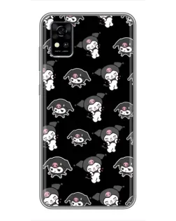 Чехол для ZTE Blade A31 с картинкой «Черный паттерн Kuromi» Чехол для ZTE Blade A31 с картинкой «Черный паттерн Kuromi»