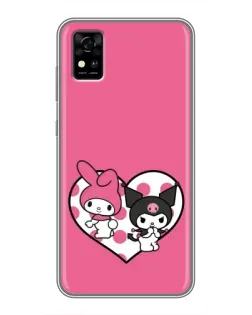 Чехол для ZTE Blade A31 с картинкой «Kuromi и My Melody» Чехол для ZTE Blade A31 с картинкой «Kuromi и My Melody»
