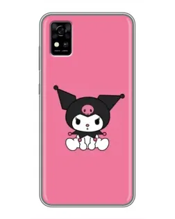 Чехол для ZTE Blade A31 с картинкой «Хмурая Kuromi» Чехол для ZTE Blade A31 с картинкой «Хмурая Kuromi»