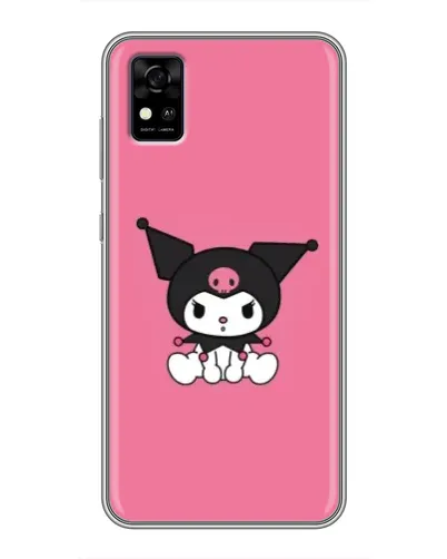 Чехол для ZTE Blade A31 с картинкой «Хмурая Kuromi»