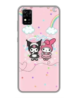 Чехол для ZTE Blade A31 с картинкой «My Melody и Kuromi» Чехол для ZTE Blade A31 с картинкой «My Melody и Kuromi»