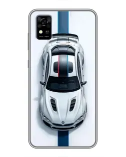 Чохол для ZTE Blade A31 з картинкою «Вид зверху — BMW M»
