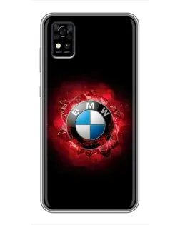 Чохол для ZTE Blade A31 з картинкою «Логотип BMW — спалах»