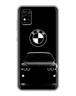 Чохол для ZTE Blade A31 з картинкою «BMW — погляд з темряви»