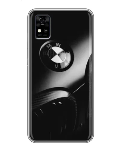 Чохол для ZTE Blade A31 з картинкою «Емблема BMW — макро»