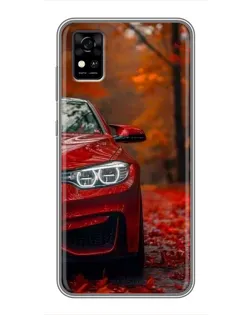 Чохол для ZTE Blade A31 з картинкою «Осіння BMW M4»
