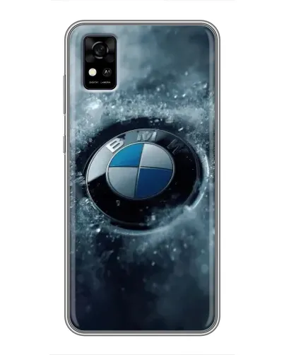 Чехол для ZTE Blade A31 с картинкой «Логотип BMW — лед» Чехол для ZTE Blade A31 с картинкой «Логотип BMW — лед»